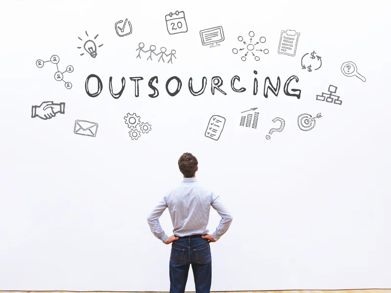 Illustration of IT services and talent sourcing